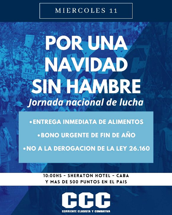 Por Una Navidad Sin Hambre Tras La Cadena Nacional De Milei Los